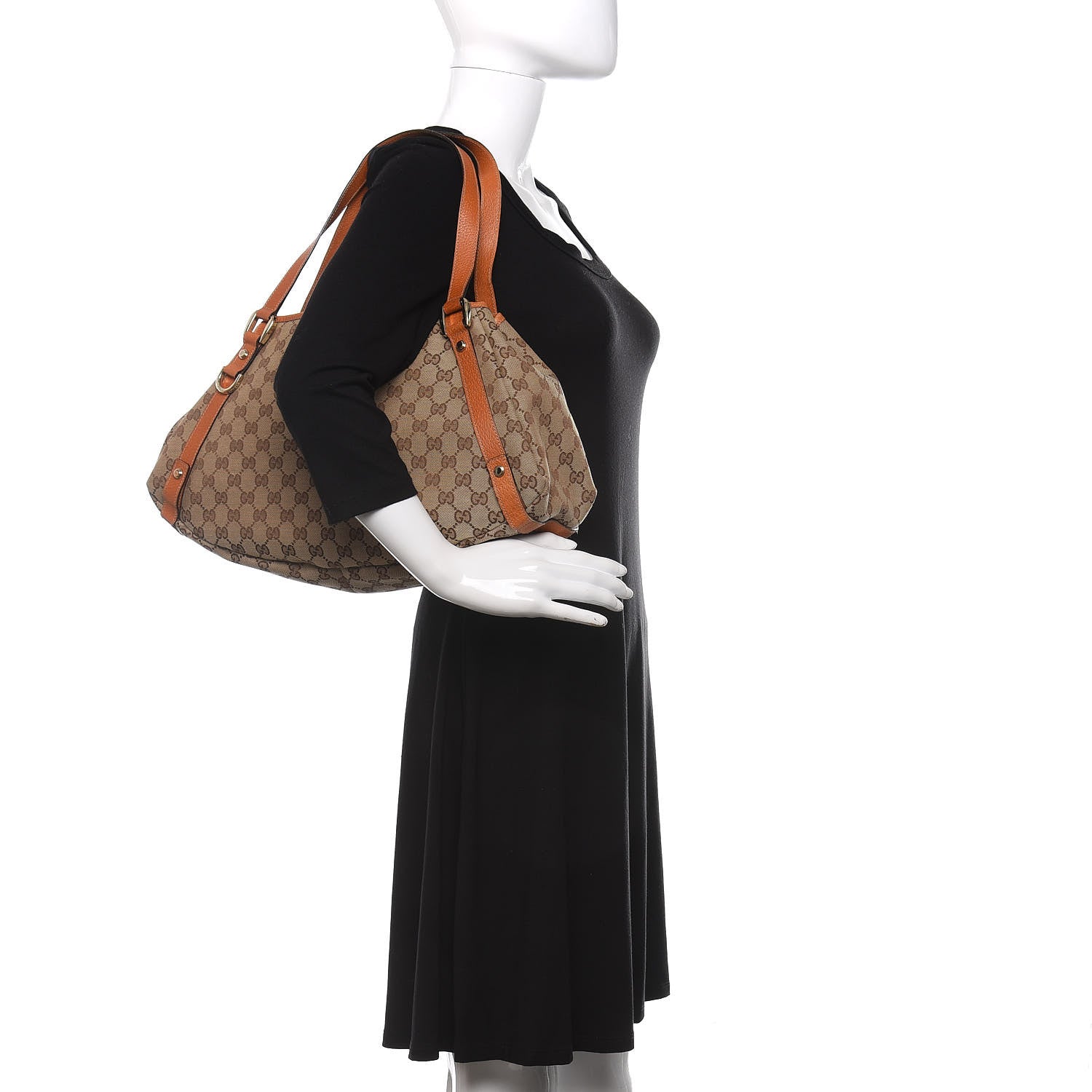 Gucci Monogram Medium Abbey Shoulder Bag Orange 2 of 12