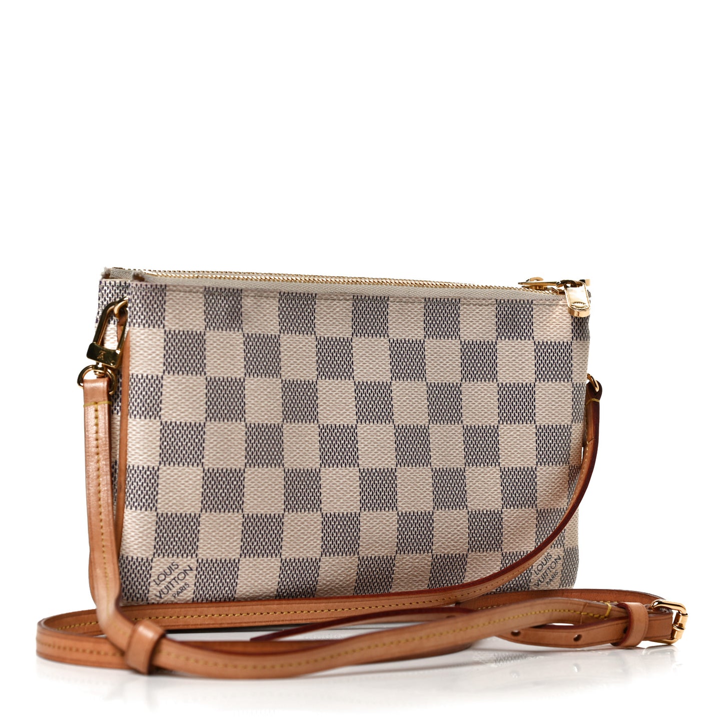 Damier Azur Double Zip Pochette