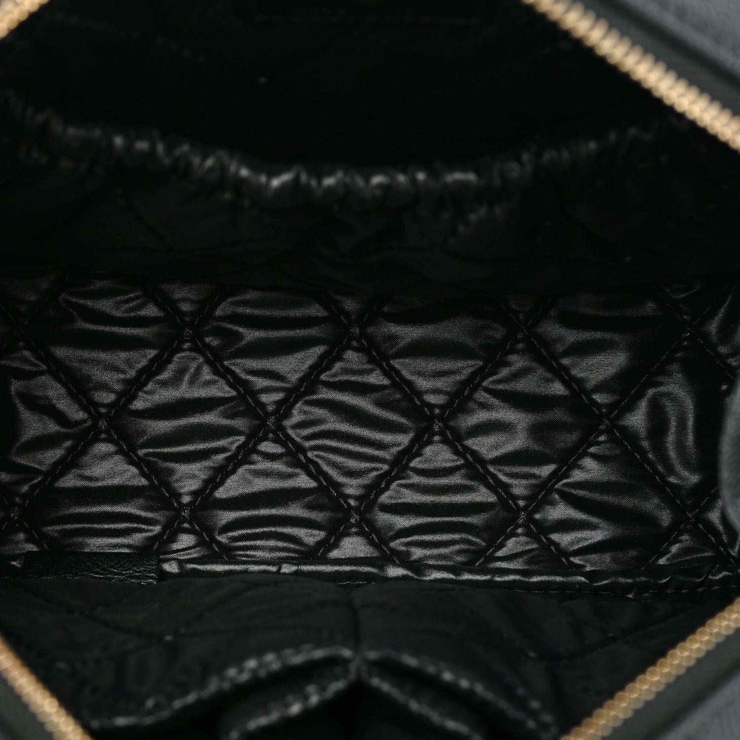 Chanel Caviar Quilted Medium Curvy Pouch Cosmetic Case Black 5 of 8