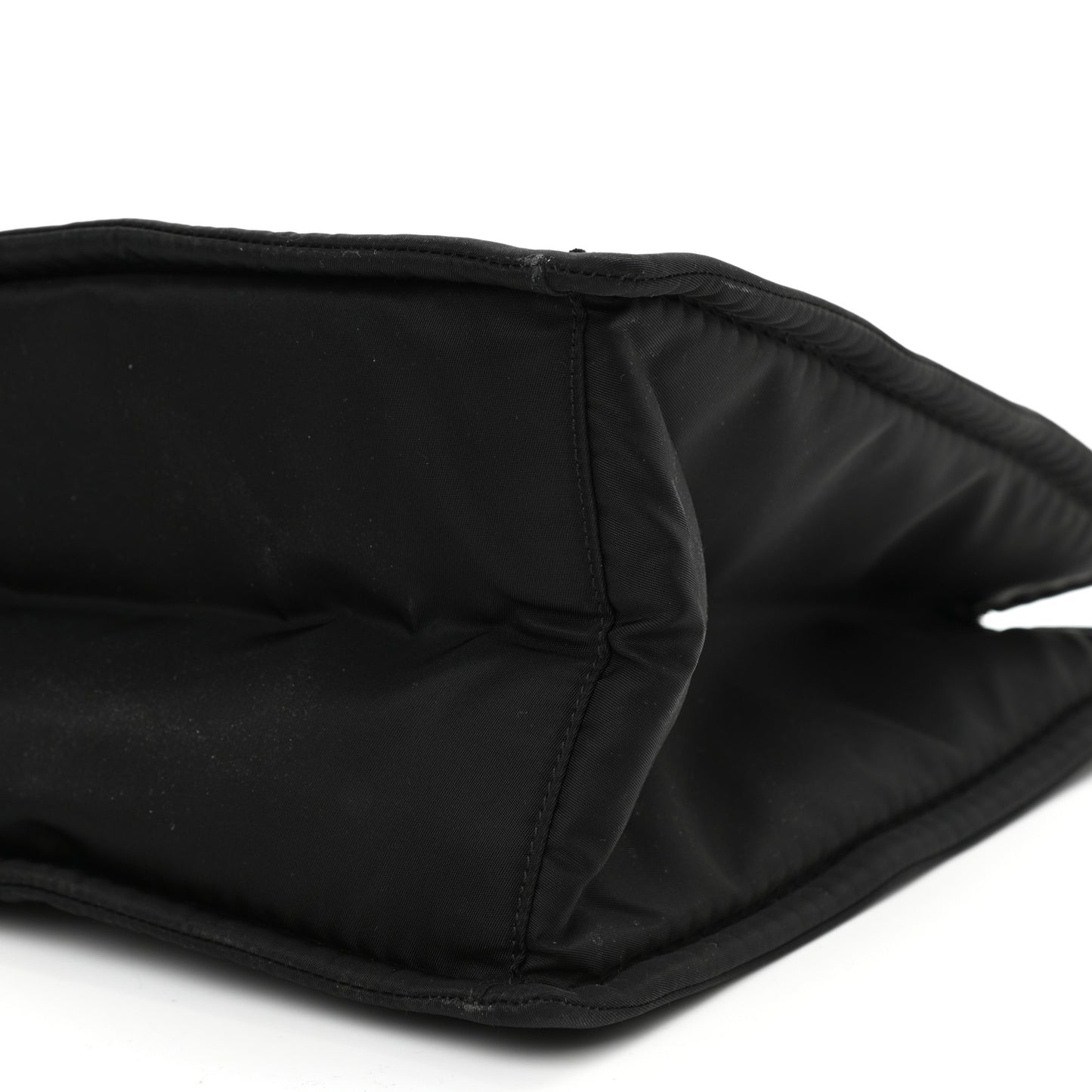 Tessuto Nylon Chain Tote Black