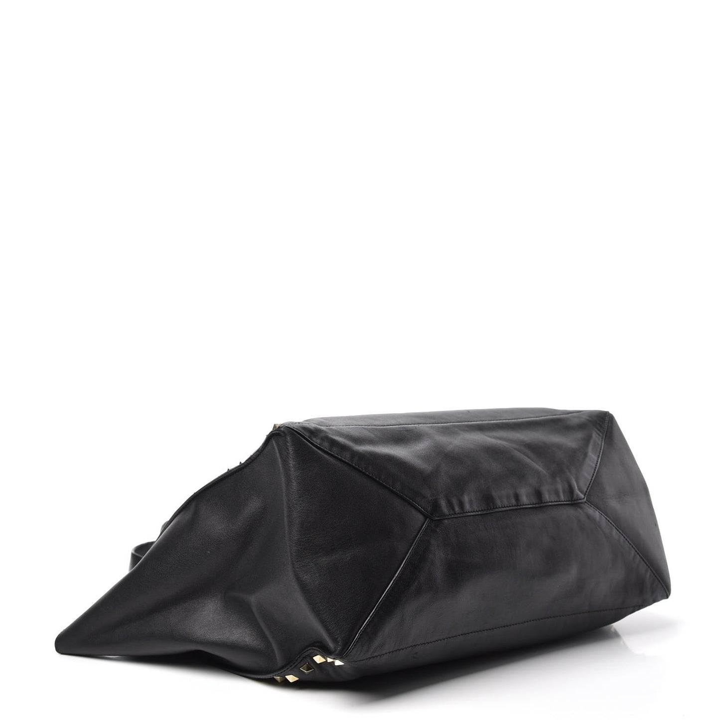 Nappa Medium Rockstud Soft Tote Black