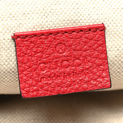 Gucci Grained Calfskin Logo Belt Bag Hibiscus Red 6 of 11