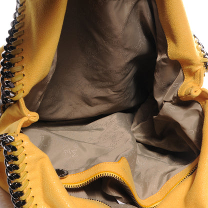 Stella McCartney Faux Leather Shaggy Deer Falabella Yellow 5 of 8