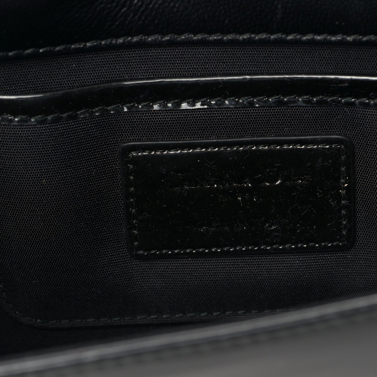 Patent Cannage Lady Dior Convertible Clutch Black