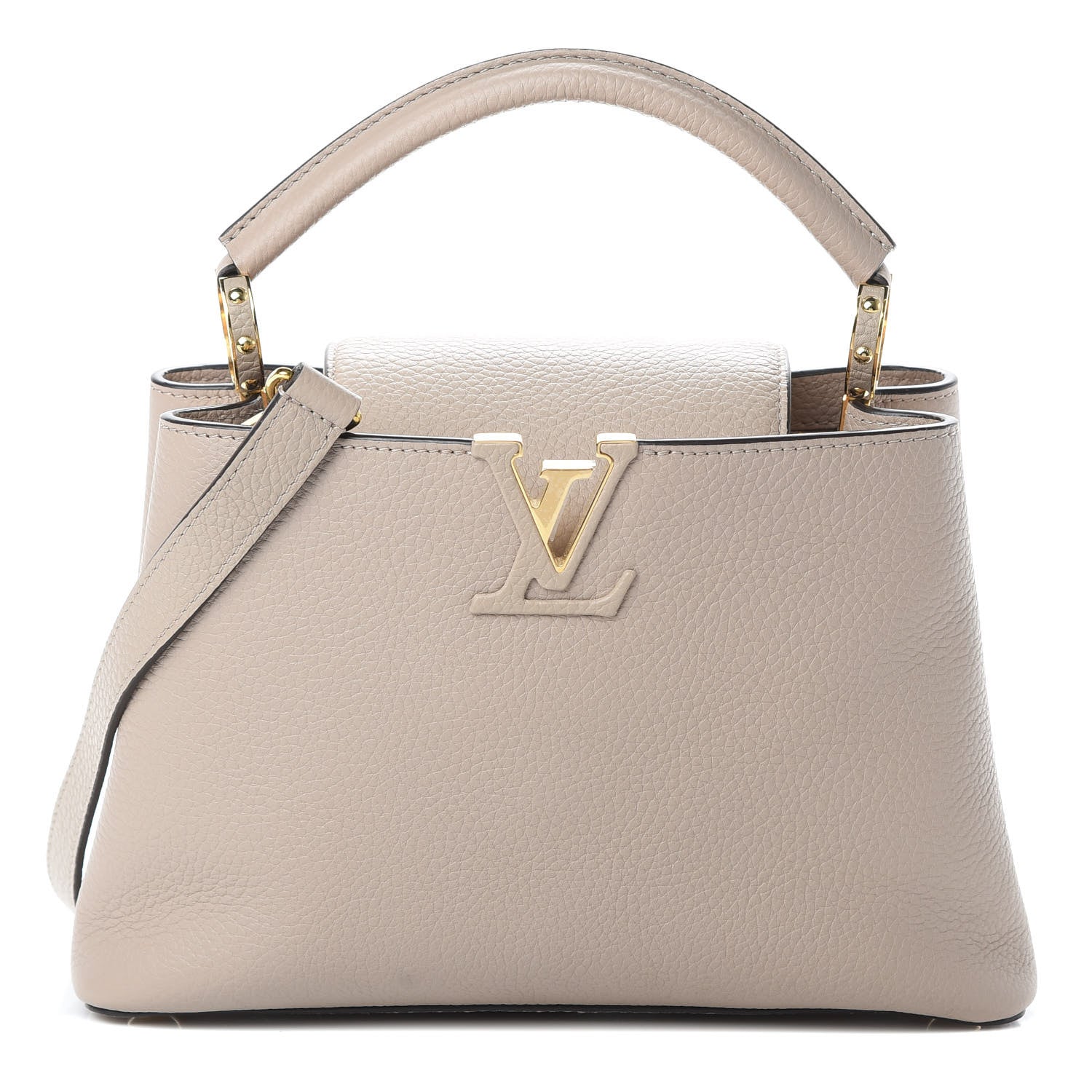 Louis Vuitton Taurillon Capucines BB Galet 1 of 11