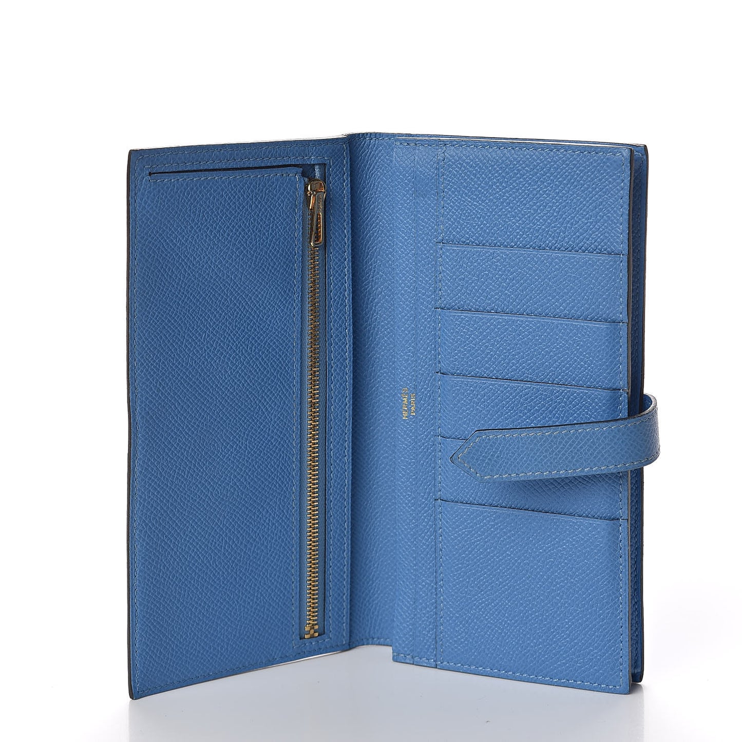 Epsom Bearn Gusset Wallet Bleu Paradis