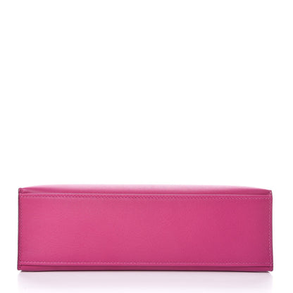 Hermes Swift Kelly Pochette Clutch Rose Pourpre 7 of 24