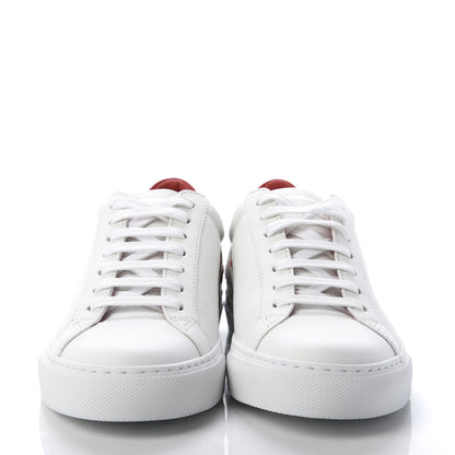 Givenchy Calfskin Reverse Logo Womens Urban Street Sneakers 36.5 White Red 2 of 10