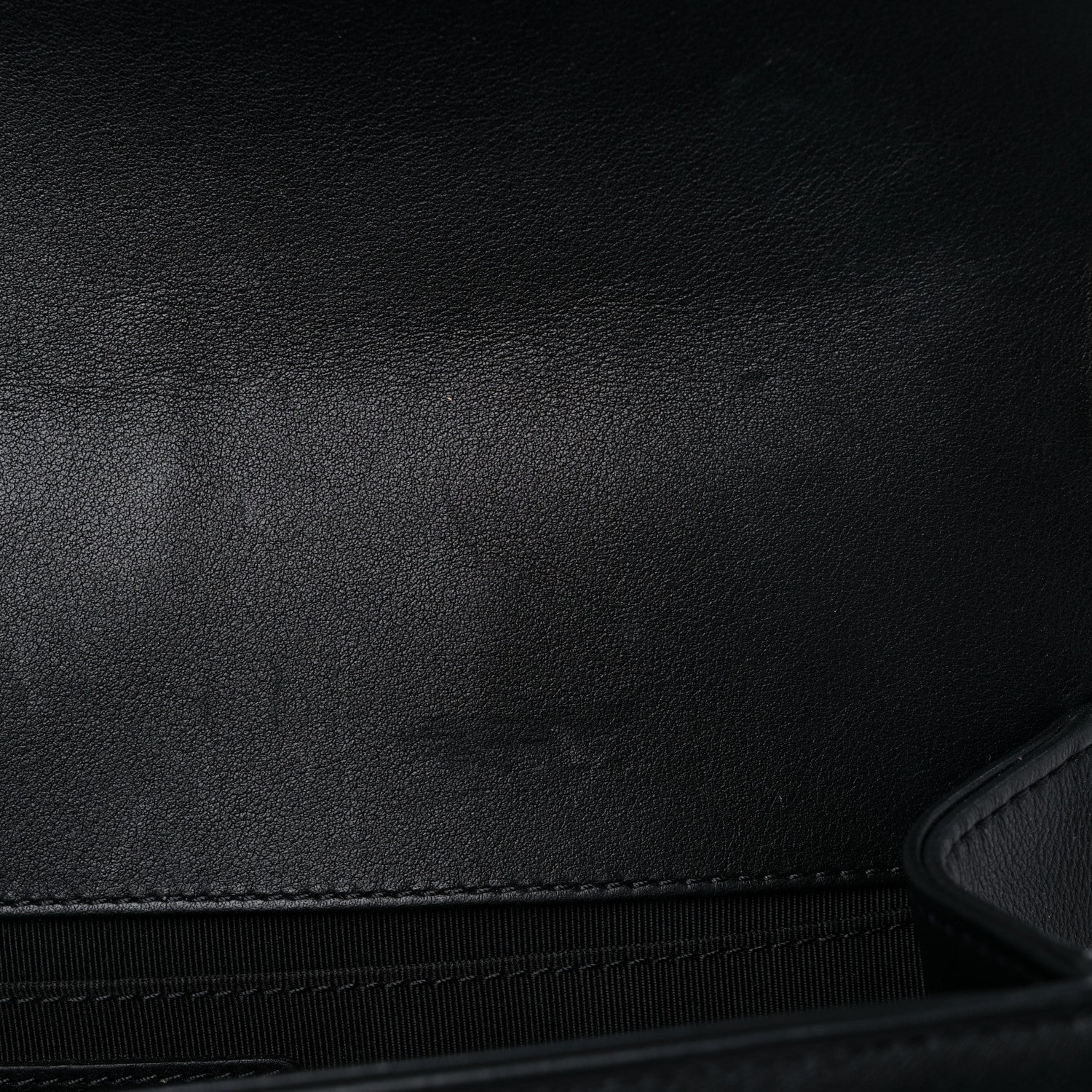 Chanel Calfskin Medium Boy Logo Top Handle Flap Black 12 of 15