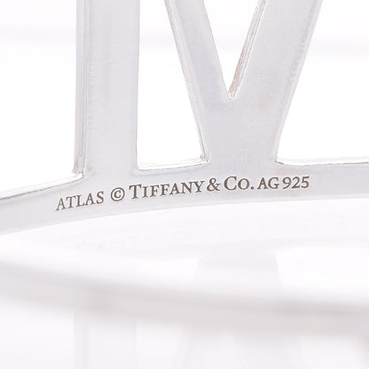 Tiffany Sterling Silver Atlas Open Bangle Bracelet 4 of 6