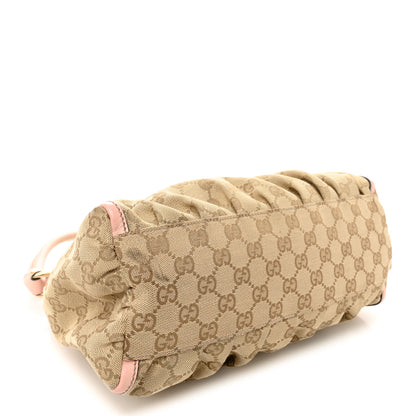 Gucci Monogram Medium D Gold Ring Hobo Pink 4 of 11