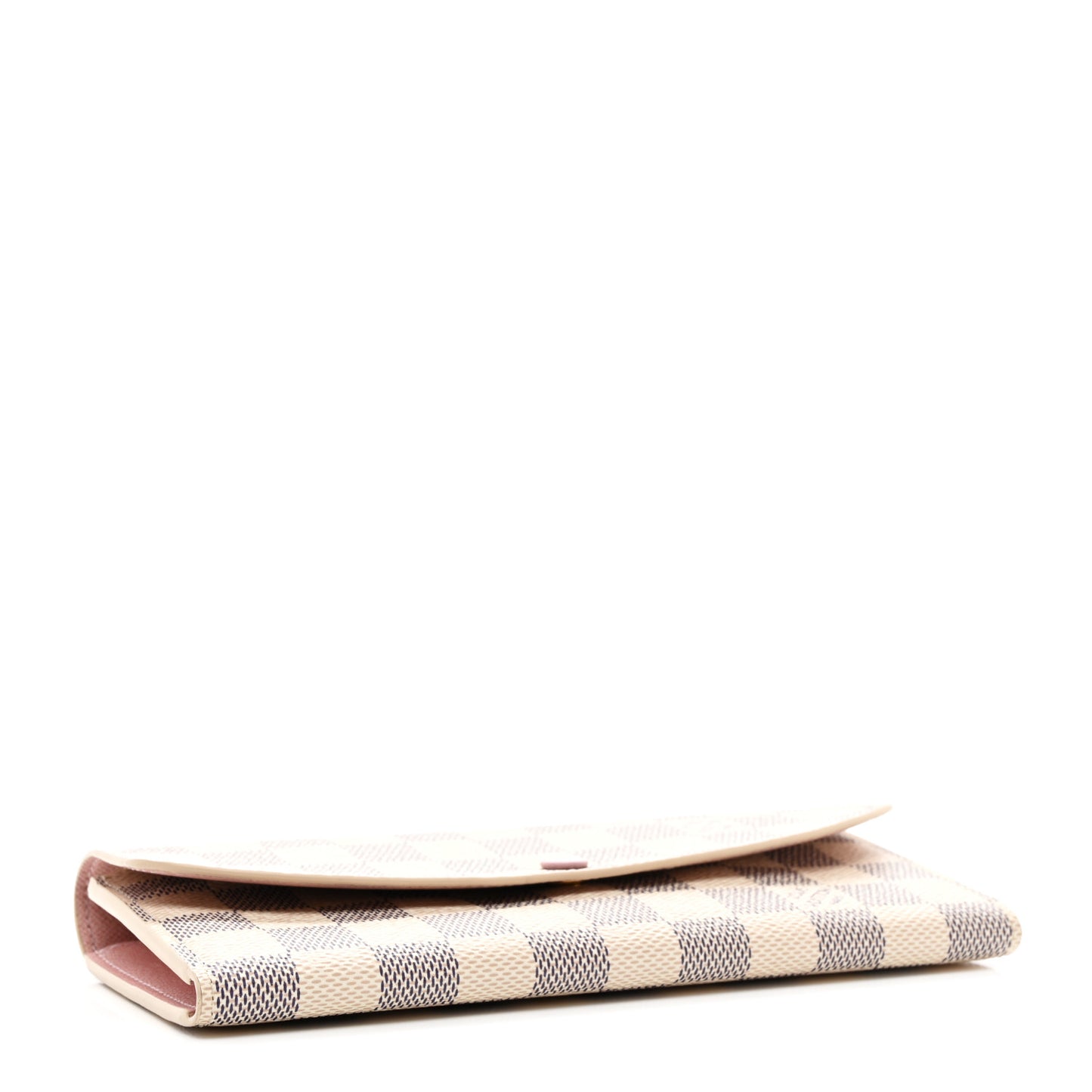 Damier Azur Emilie Wallet Rose Ballerine
