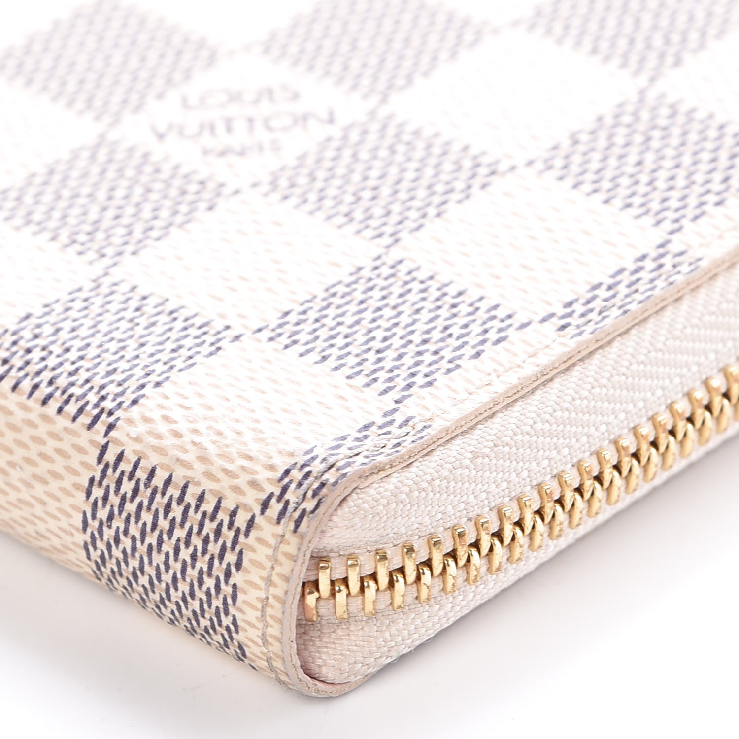 Louis Vuitton Damier Azur Clemence Wallet Rose Ballerine 9 of 11