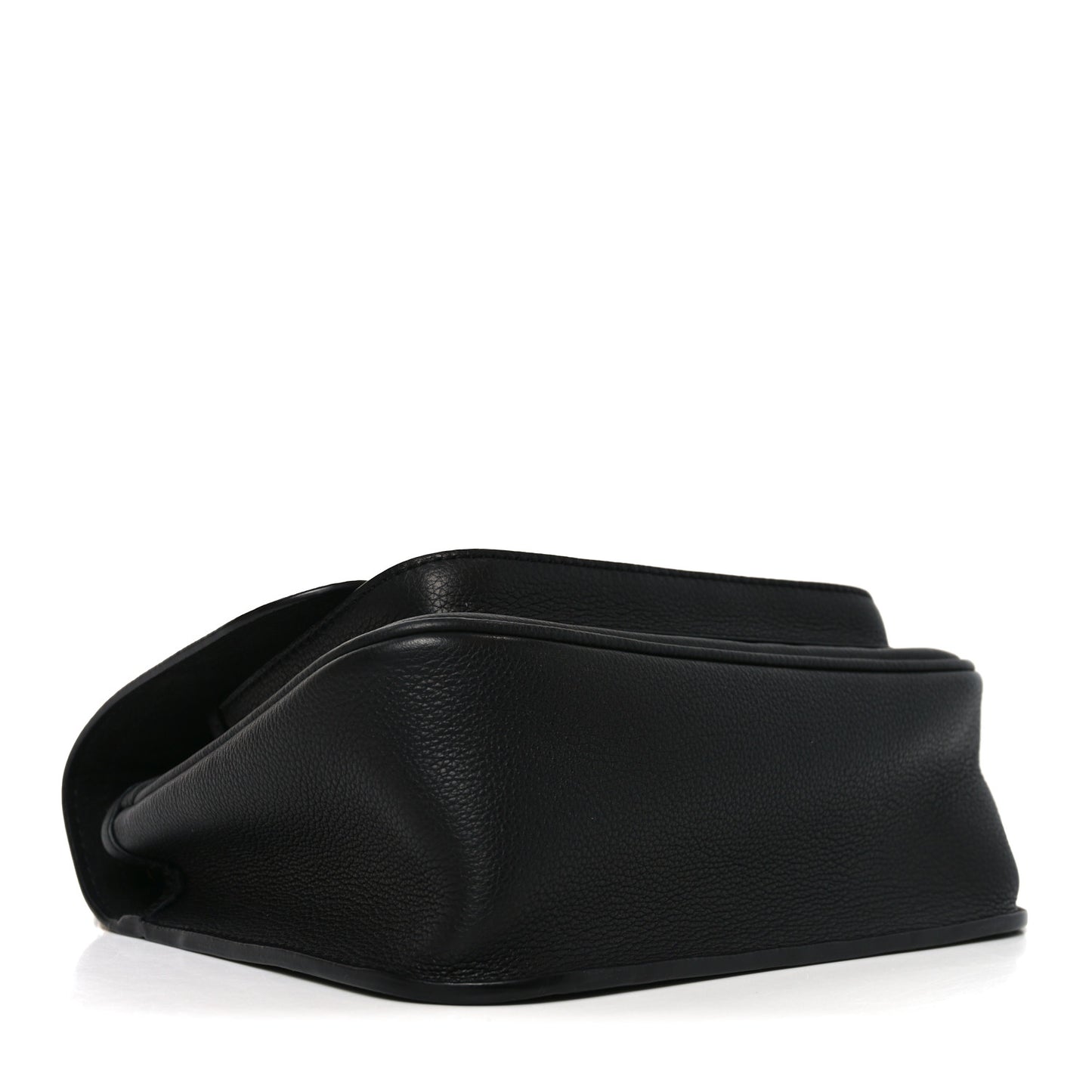 Grained Calfskin Lockme Chain Bag PM Black