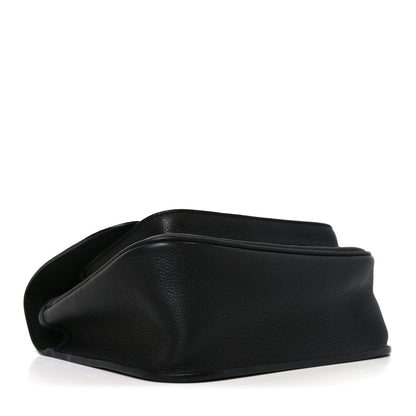 Louis Vuitton Grained Calfskin Lockme Chain Bag PM Black 3 of 8