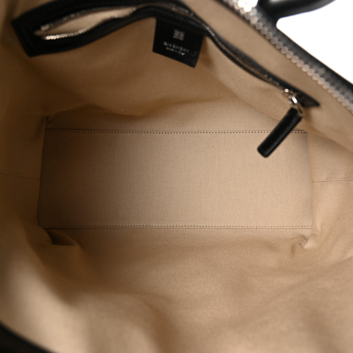 Wrinkled Lambskin Small Antigona Sport Top Handle Bag Black