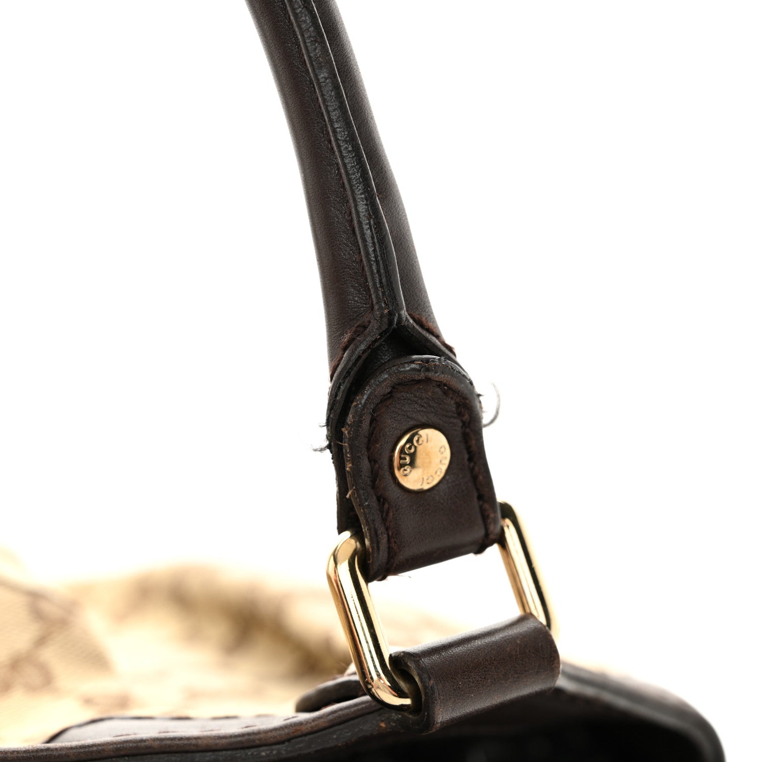Gucci Monogram Medium Sukey Tote Beige Ebony Dark Brown 19 of 20