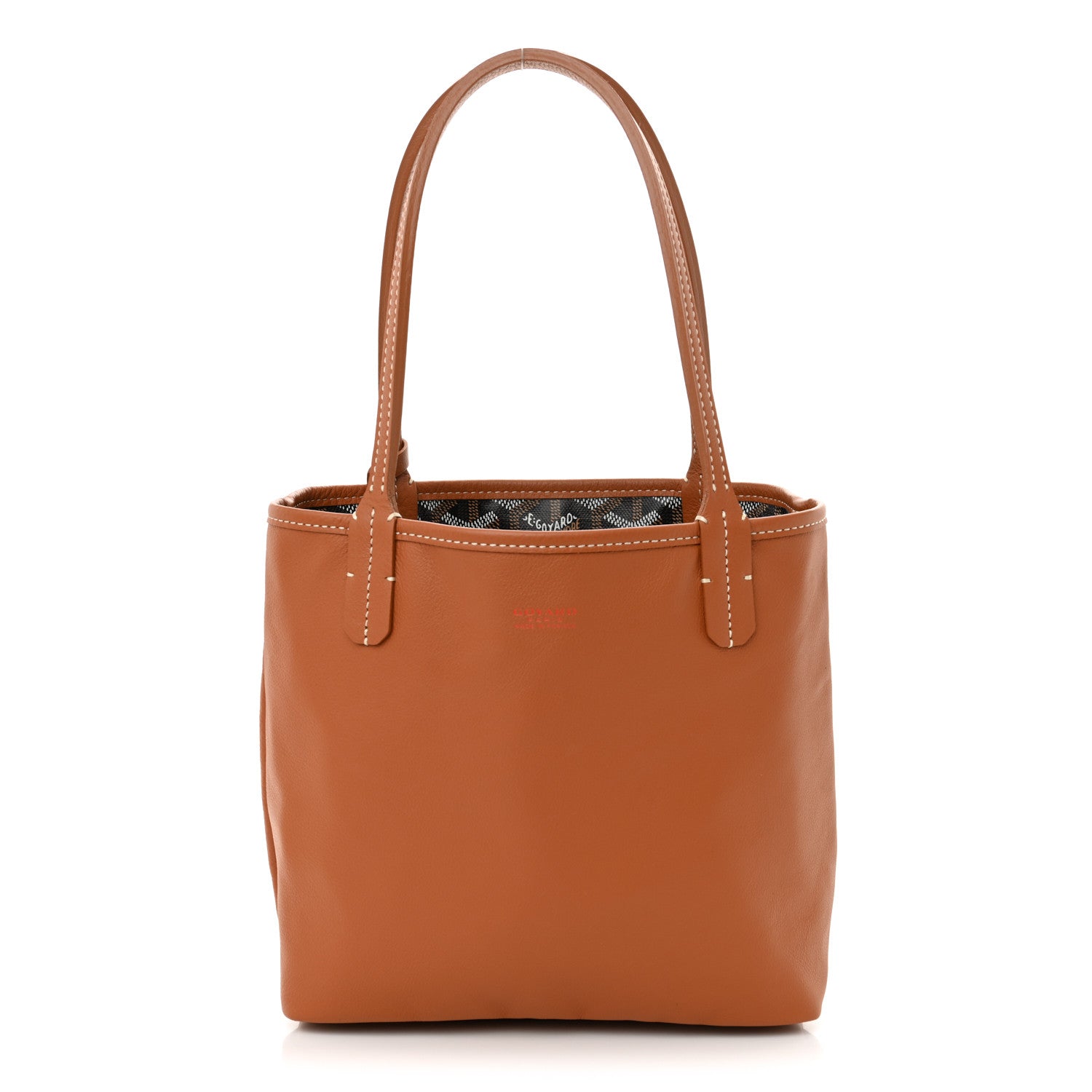 Goyard Goyardine Reversible Mini Anjou Black Gold 3 of 20