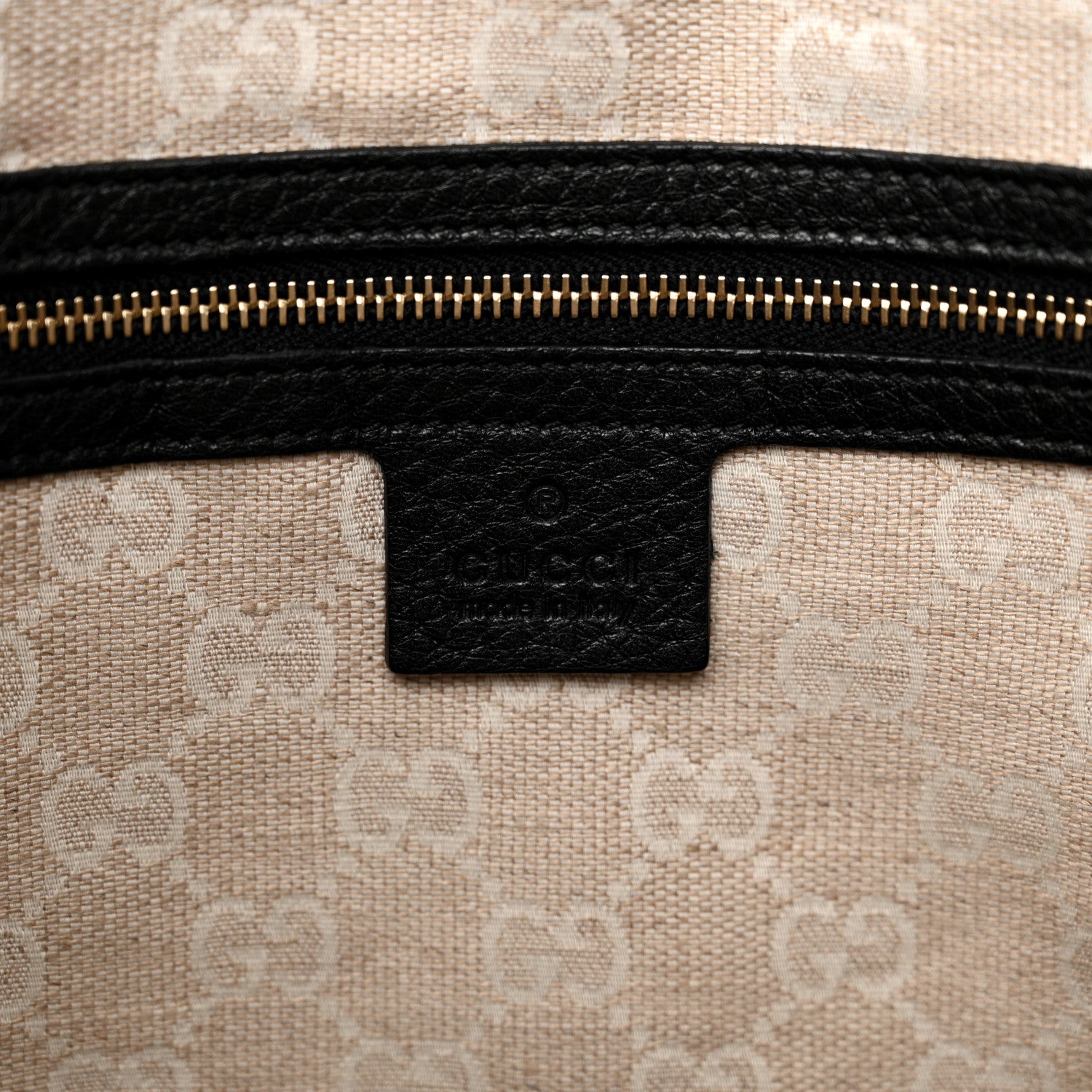 Gucci Pebbled Calfskin Medium Diana Bamboo Shoulder Bag Black 6 of 13