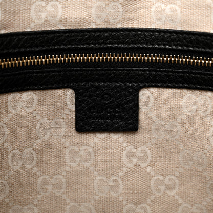 Gucci Pebbled Calfskin Medium Diana Bamboo Shoulder Bag Black 6 of 13