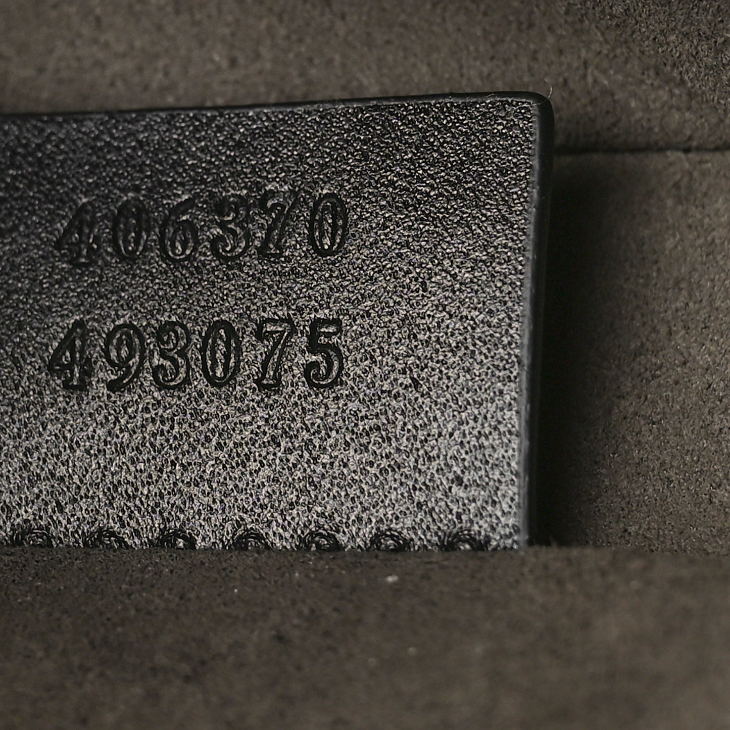 GG Supreme Monogram Medium Backpack Black