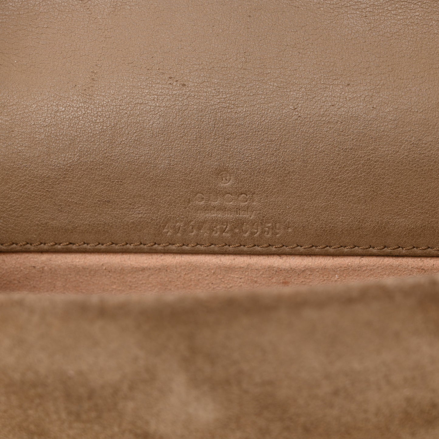 GG Supreme Monogram Super Mini Dionysus Shoulder Bag Taupe