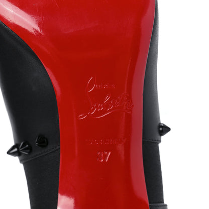 Christian Louboutin Nappa Studded Vicky 45 Booties 37 Black 6 of 9
