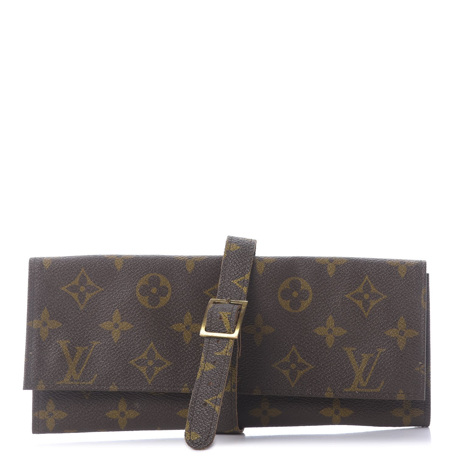 Louis Vuitton Monogram Saks Jewelry Roll Pouch 1 of 12