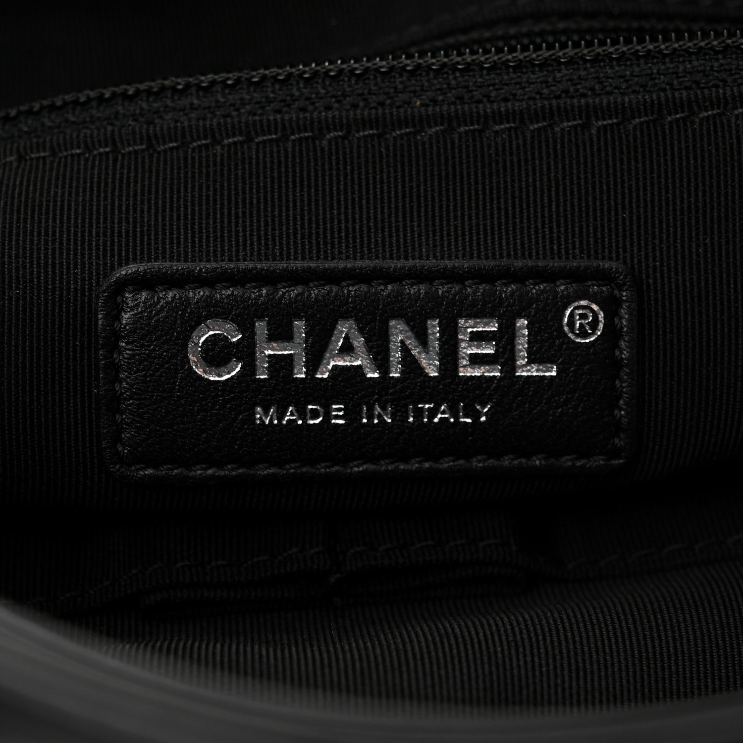 Chanel Calfskin Chain 20s Signe Tote Black 6 of 12