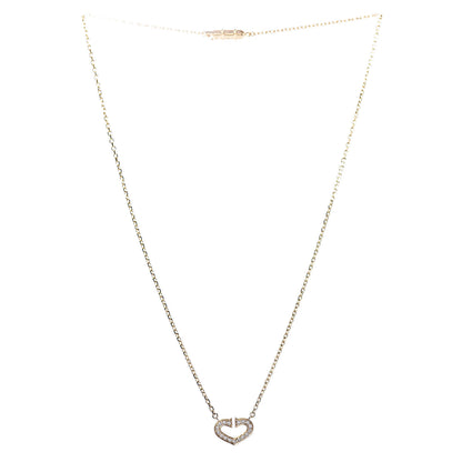 Cartier 18K Yellow Gold Diamond Hearts And Symbols Pendant Necklace 3 of 7