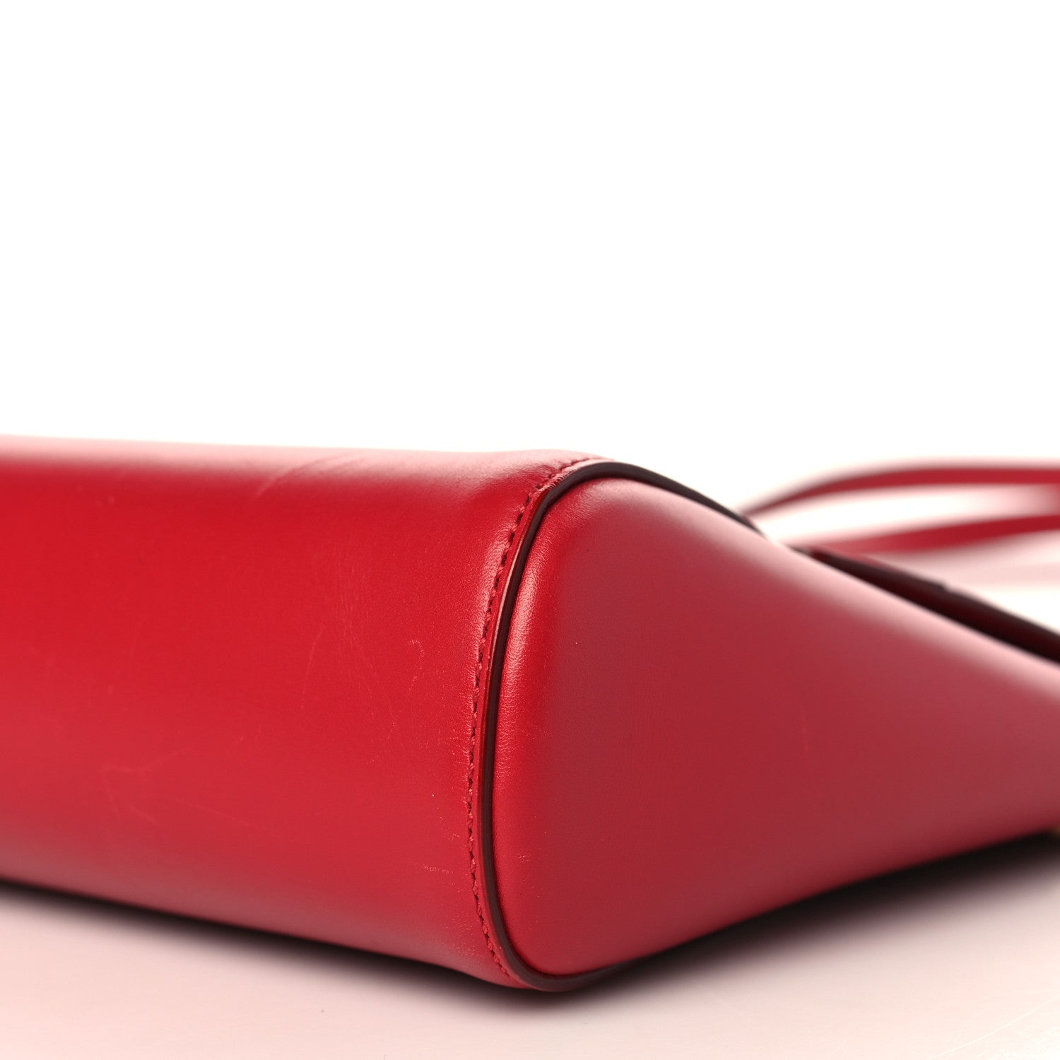 Salvatore Ferragamo Calfskin Abbey Crossbody Shoulder Bag Red 7 of 9