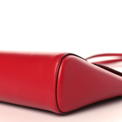 Salvatore Ferragamo Calfskin Abbey Crossbody Shoulder Bag Red 7 of 9