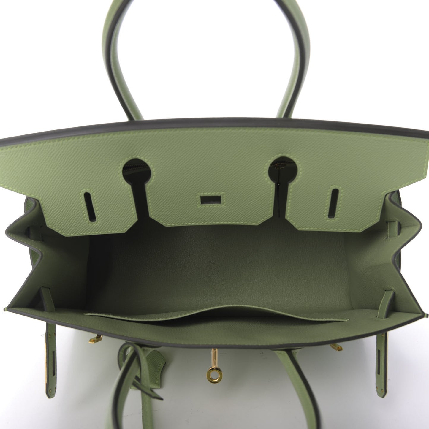 Epsom Sellier Birkin 30 Vert Criquet