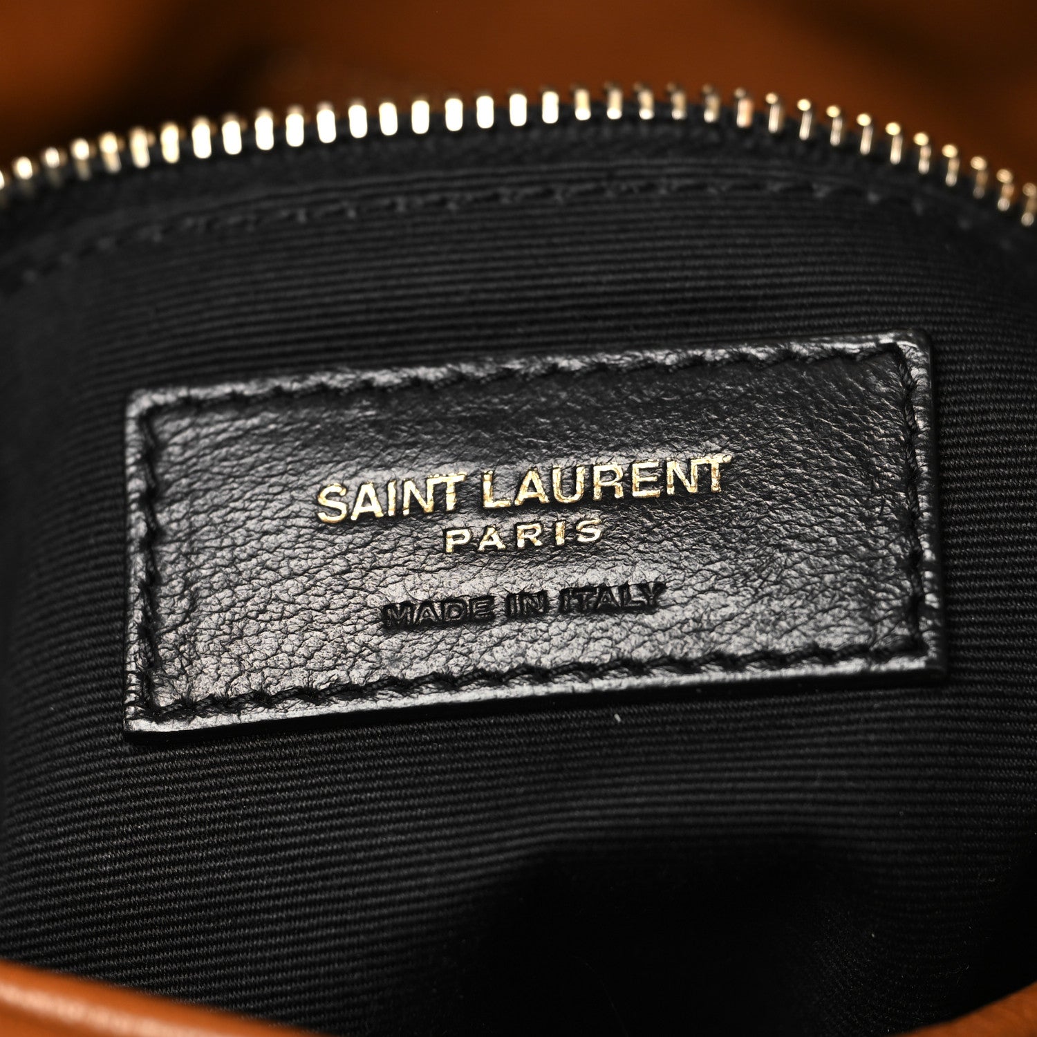 Saint Laurent Lambskin Quilted Medium Loulou Puffer Monogram Chain Satchel Miel Dark 6 of 13