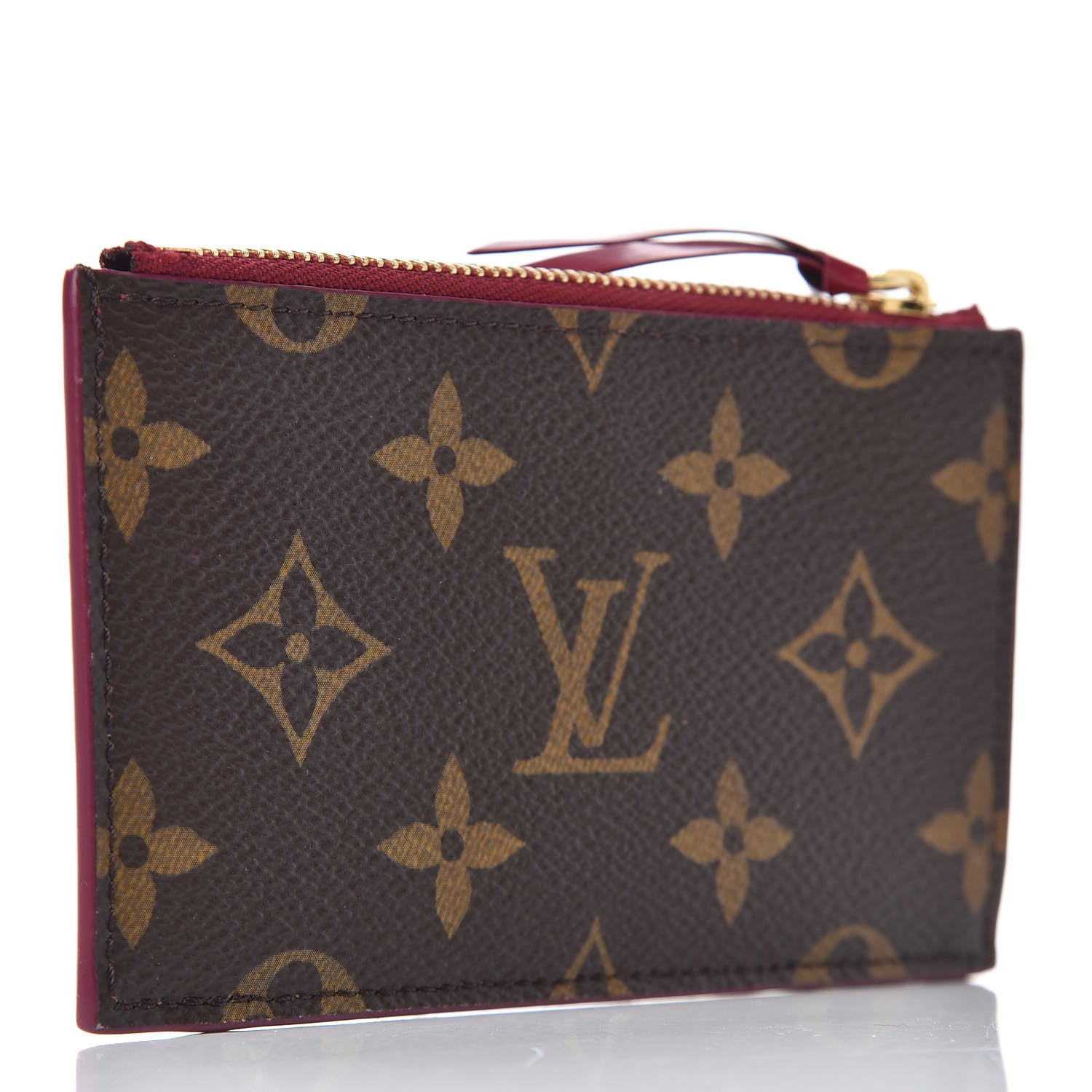 Louis Vuitton Monogram Zipped Card Holder Fuchsia 3 of 5