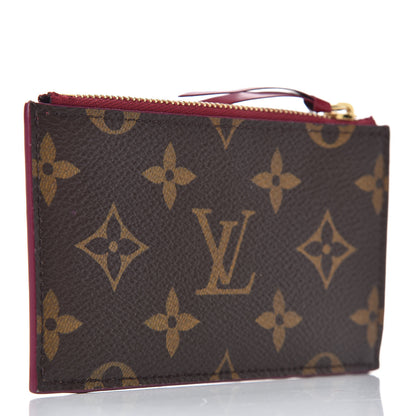 Louis Vuitton Monogram Zipped Card Holder Fuchsia 3 of 5