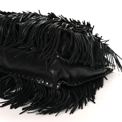 Prada Nappa Fringe Tote Black 8 of 10