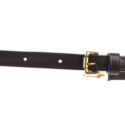 Louis Vuitton Calfskin 16mm Adjustable Shoulder Strap Brown 4 of 7