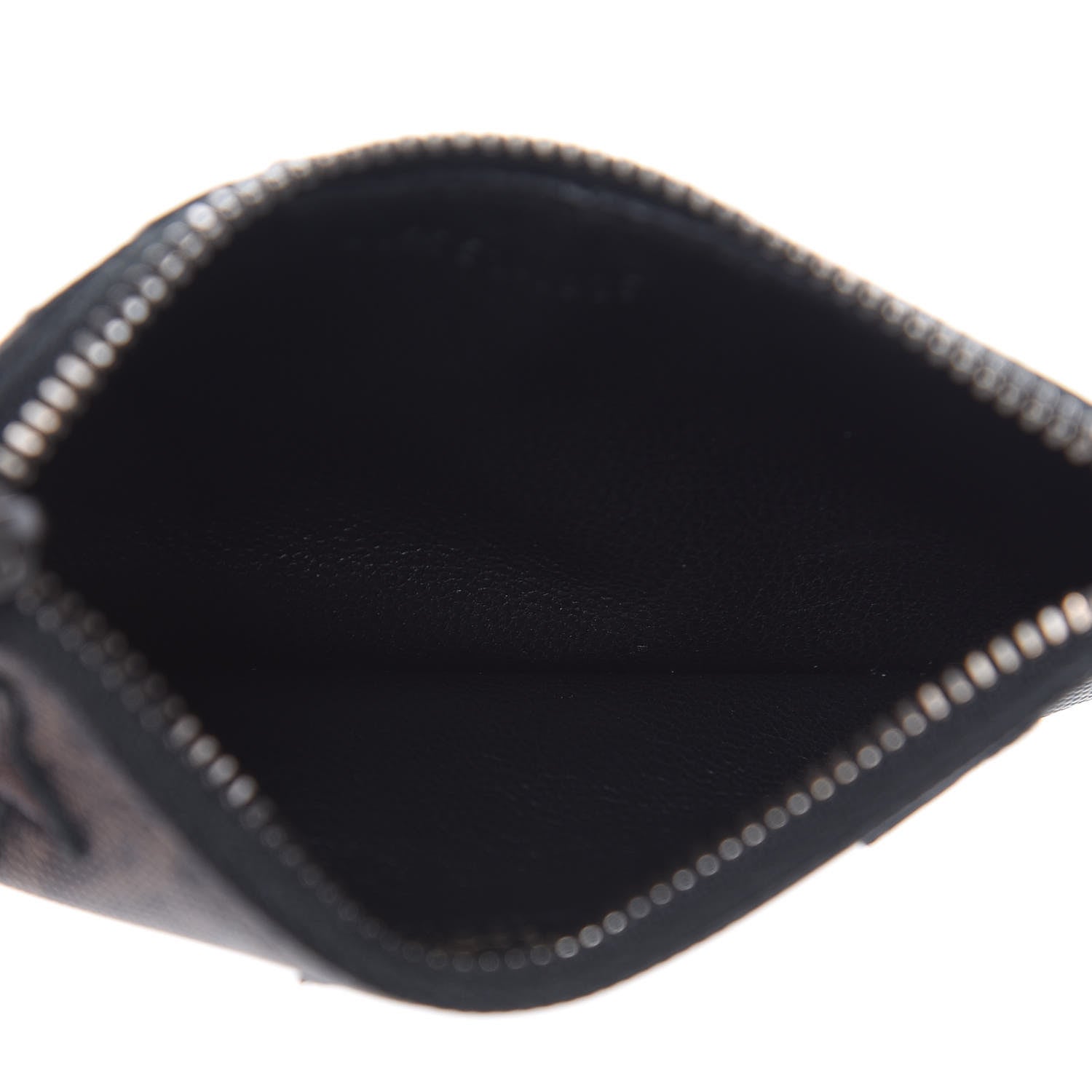Saint Laurent Classic Toile Monogram Stars 5 Fragments Zip Pouch Card Holder Black 5 of 7