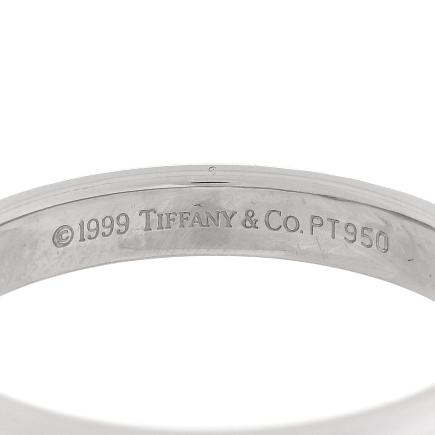 Platinum 3mm Classic Wedding Band Ring 55 7.25