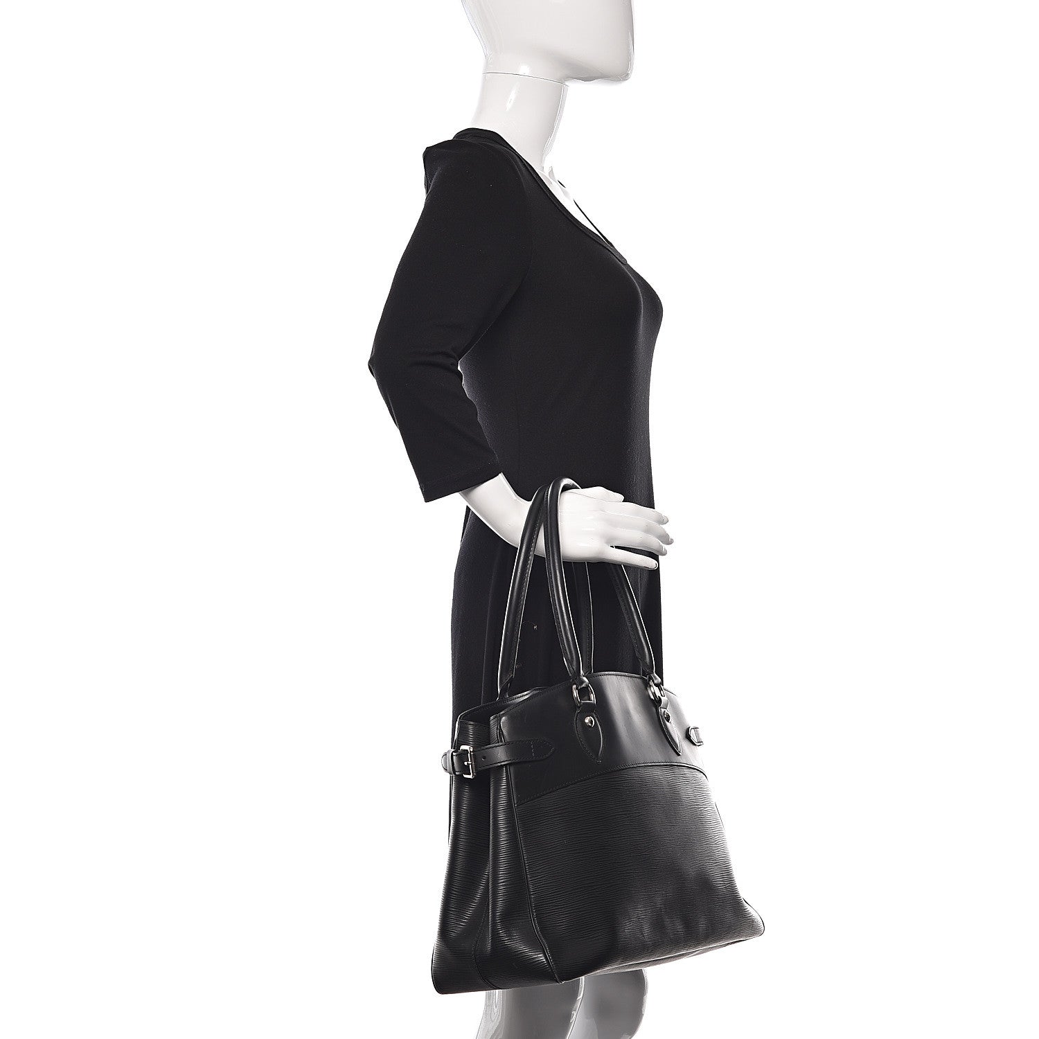 Louis Vuitton Epi Passy PM Black 2 of 9