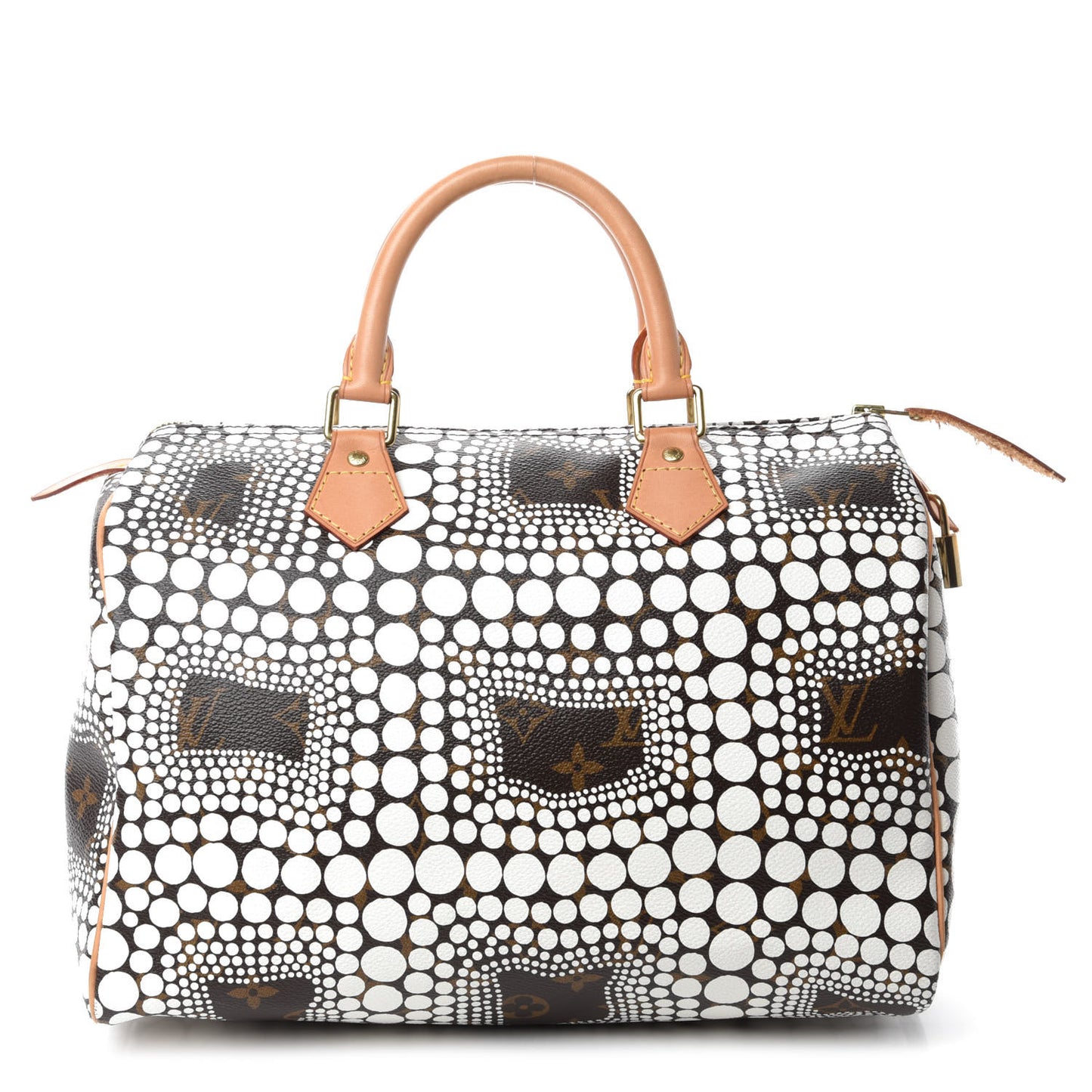 Monogram Kusama Town Speedy 30 White