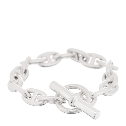 Hermes Sterling Silver MM Chaine d'Ancre Bracelet 1 of 4