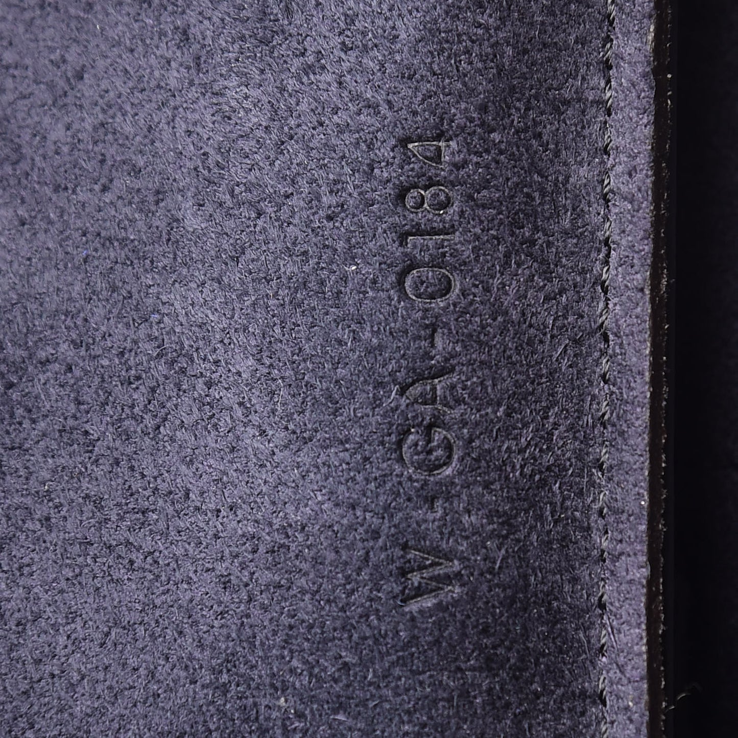 Grained Calfskin Mini Belt Bag Indigo