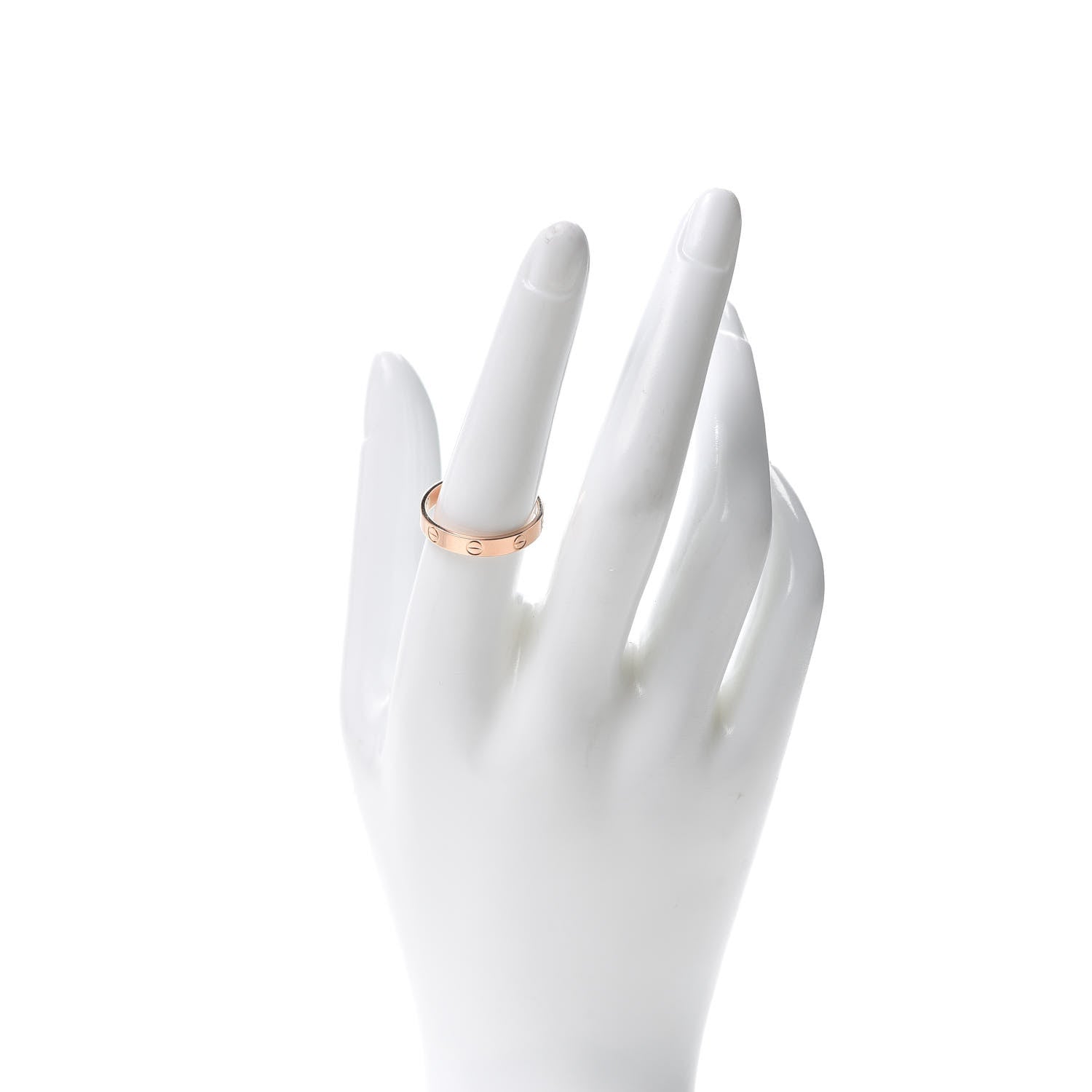 Cartier 18K Pink Gold 3.5mm LOVE Wedding Band Ring 57 8 2 of 5