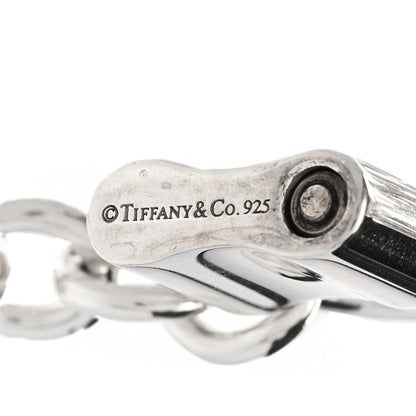 Tiffany Sterling Silver 1837 Lock Charm Necklace 4 of 5