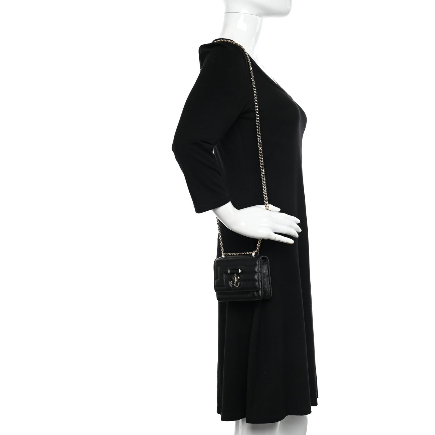 Nappa Quilted Varenne Micro Avenue Quad Black