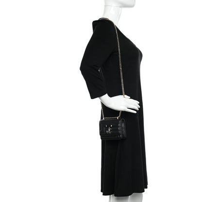 Jimmy Choo Nappa Quilted Varenne Micro Avenue Quad Black 2 of 8