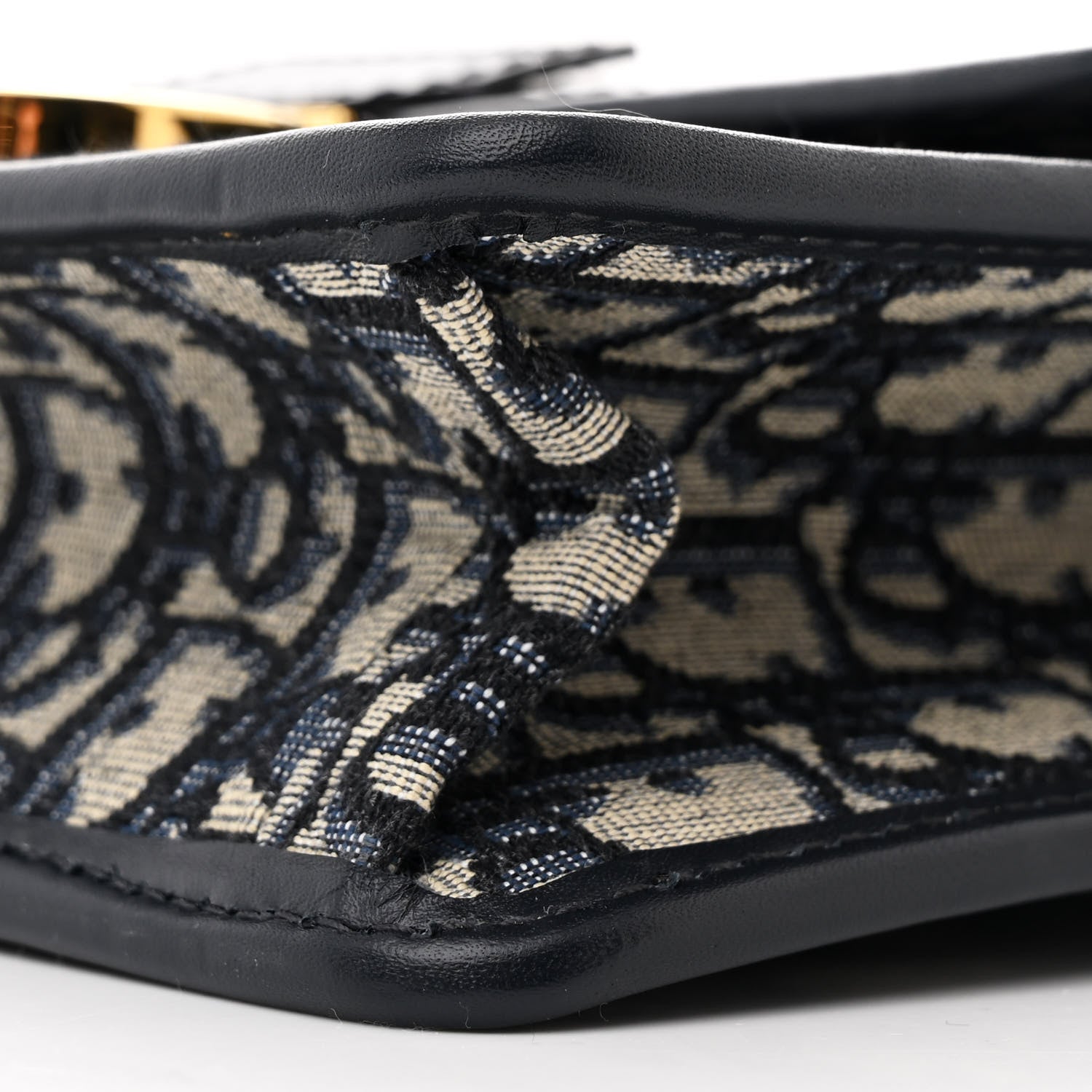 Christian Dior Oblique 30 Montaigne Flap Bag Blue 10 of 12