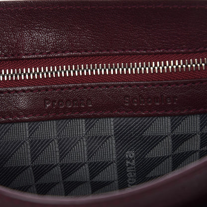 Proenza Schouler Lambskin PS1 Pouch Messenger Oxblood 7 of 8